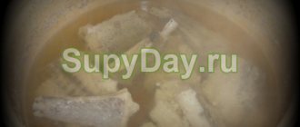 Dried Pollock Soup – Bugeoguk is made from dried strips of pollock and radish.